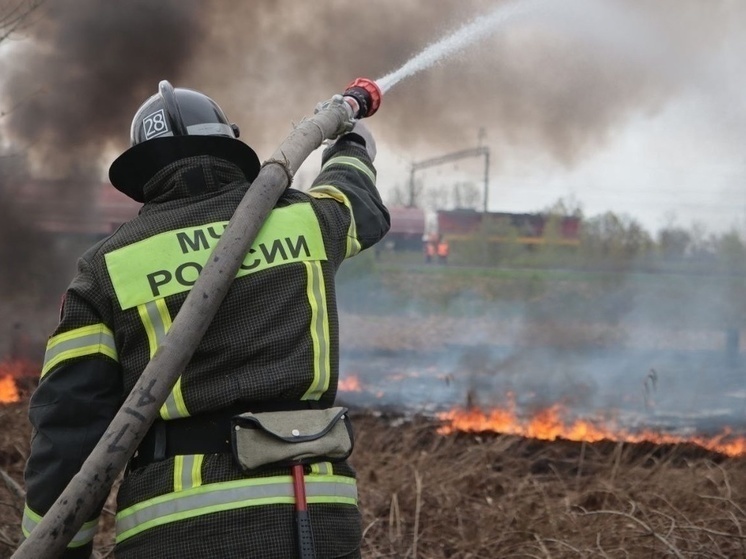 Произошел пожар в жилом доме в Рославле
