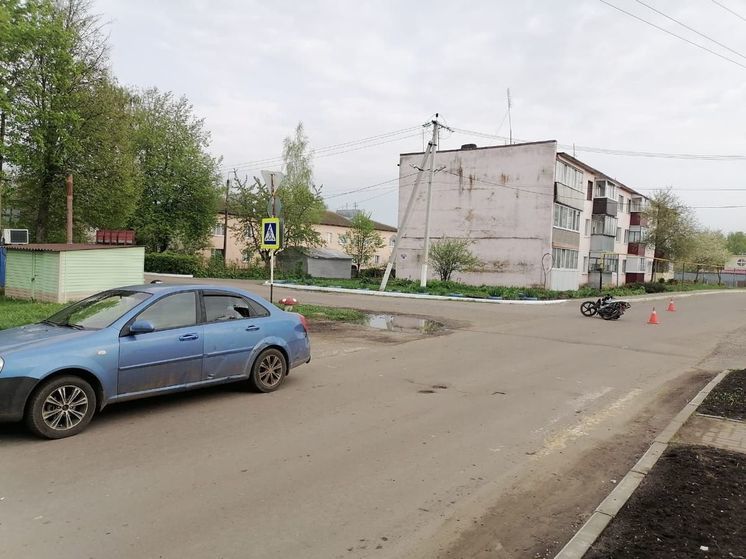 В Курской области автомобилист сбил 12-летнего мотоциклиста