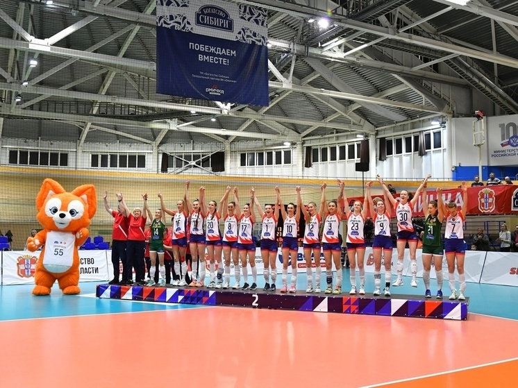 «Омичка» выиграла серебряные медали чемпионата России по волейболу в Высшей лиге