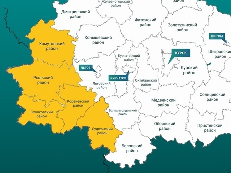 Приграничье курская область на карте