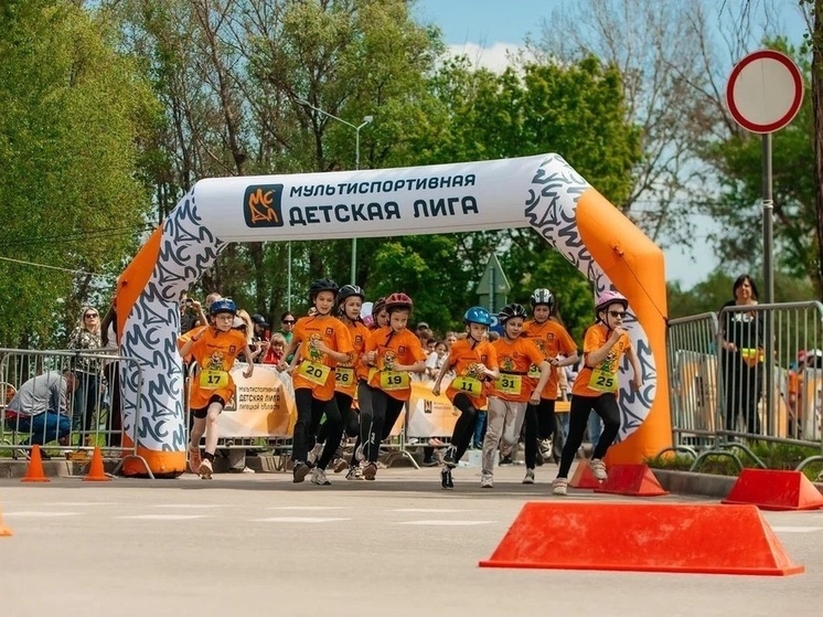 В Липецке прошел седьмой этап «Мультиспортивной детской Лиги» – дуатлон