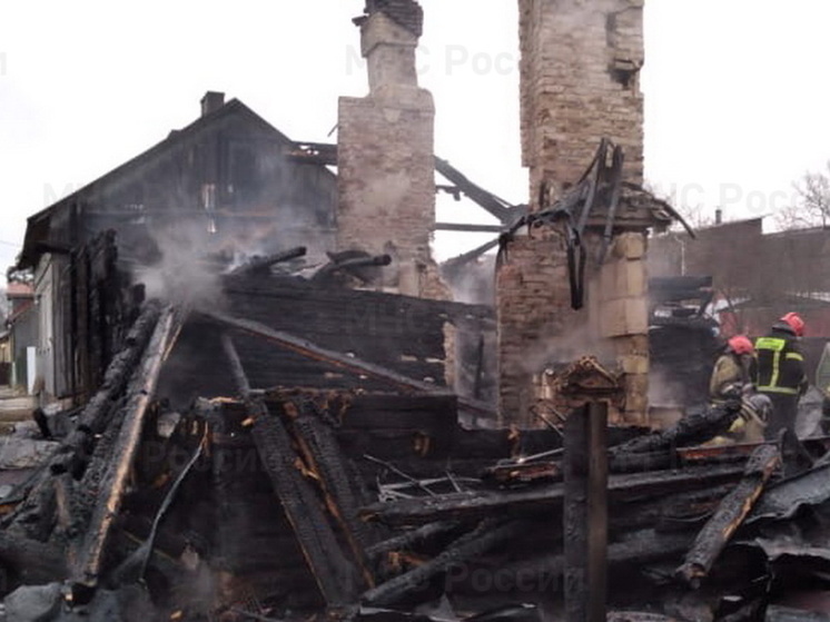 Частный дом загорелся в деревне Боргино утром 29 апреля