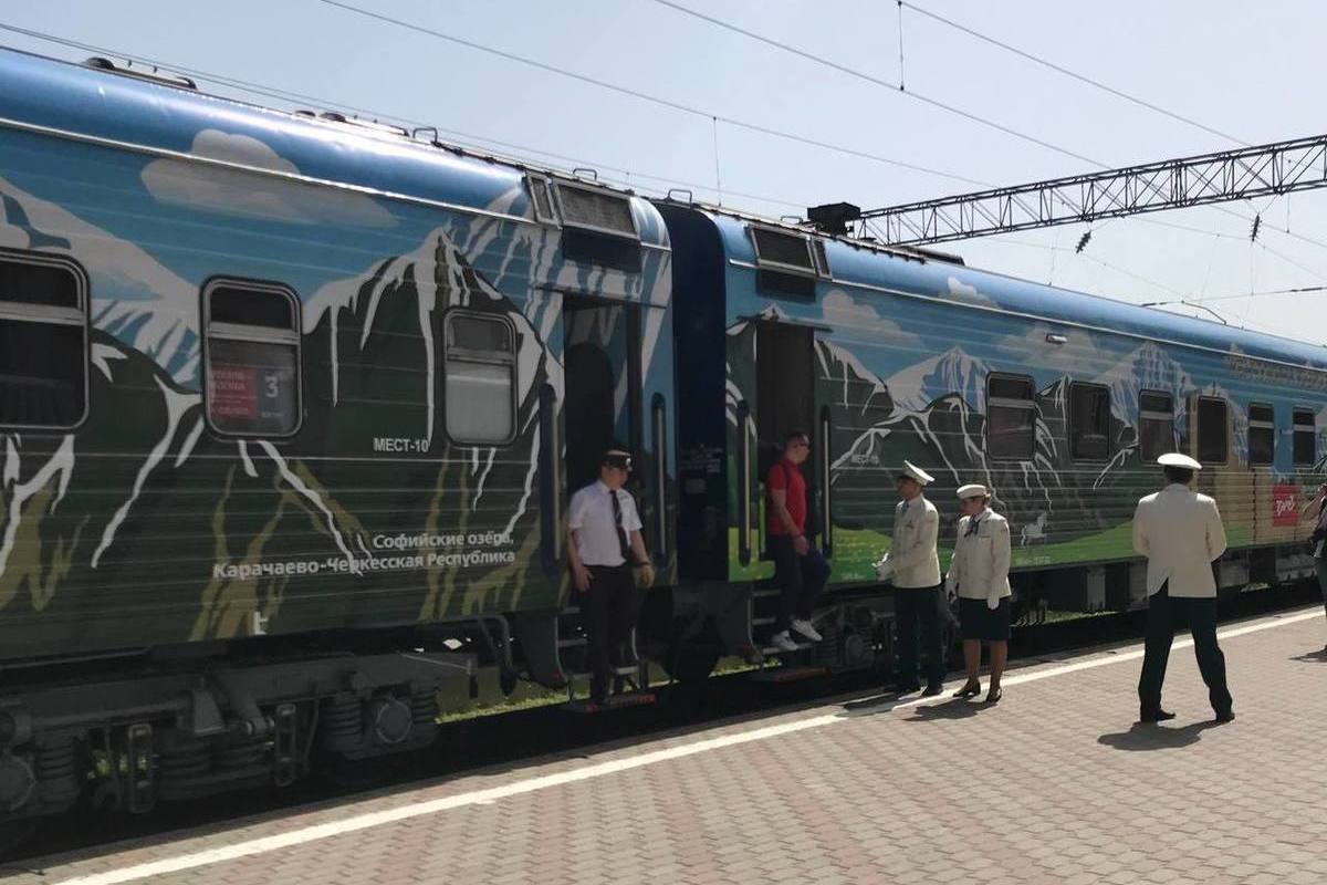 В Северную Осетию прибыл туристический поезд «Жемчужина Кавказа» - МК  Ставрополь (Кавказ)