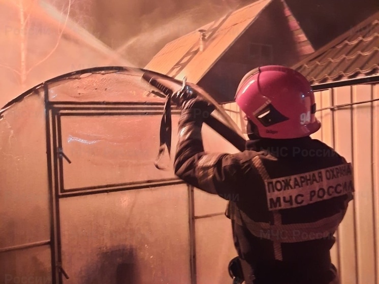 Сотрудники МЧС потушили пожар в частном доме в СНТ «Родники-2»