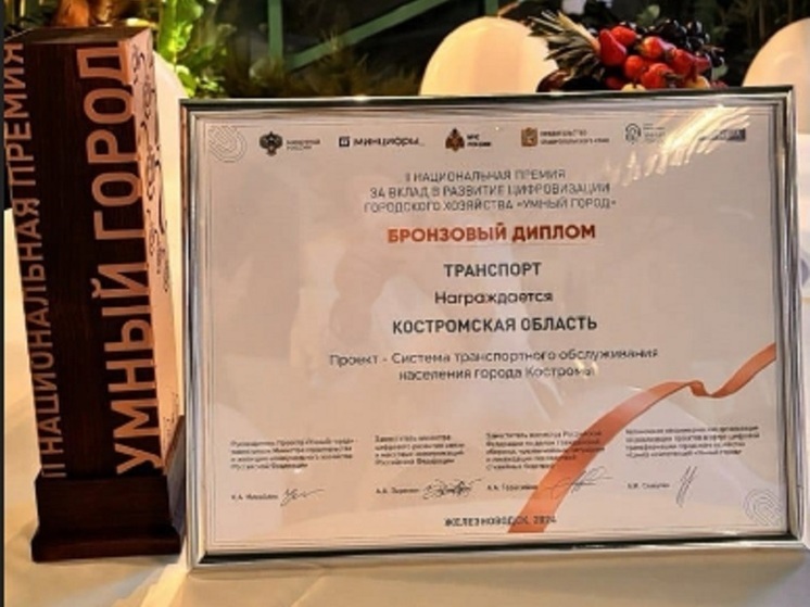 Костромские победы: транспортная реформа города стала призером национальной премии