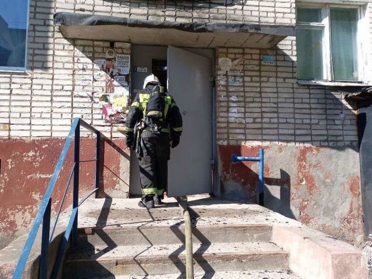 10 человек спасли от огня в Щекине