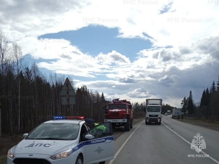 Грузовик и две легковушки столкнулись на ЕКАД, есть пострадавшие