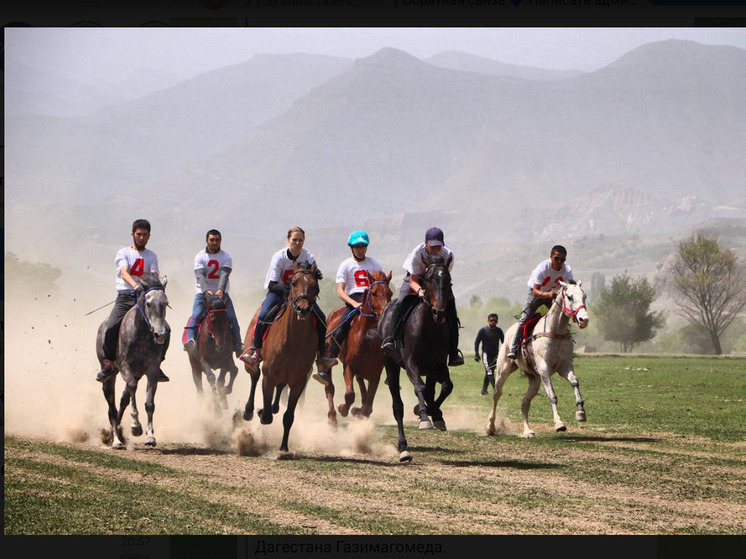 Дагестан отметил важное событие: Скачки в честь Газимагомеда в Голотле
