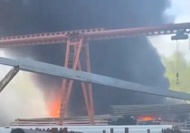 Площадь пожара на складе в Раменском поселке увеличилась до 2,3 тысячи квадратных метров