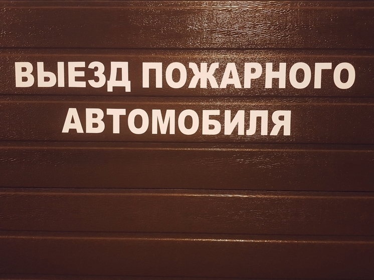 В Геленджике пожарные тушат сухую траву на площади 50 квадратных метров