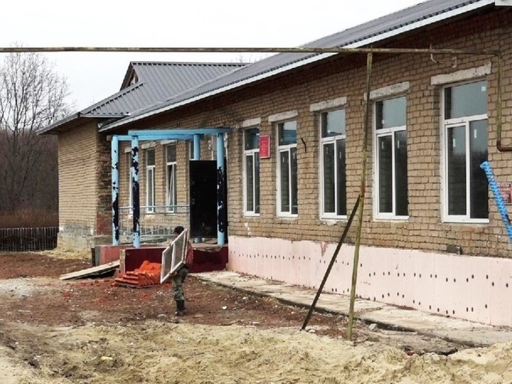 В средней школе села Высокое Башмаковского района начался капремонт