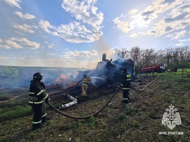 В Пензенской области в селе Русским Ишим сгорело два дома