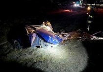 Два человека стали жертвами пьяной ночной аварии с участием двух иномарок в Иркутской области