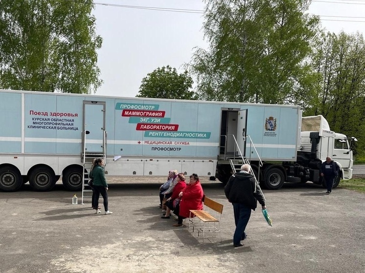 Курский «Поезд здоровья» посетили 382 жителя Касторенского района