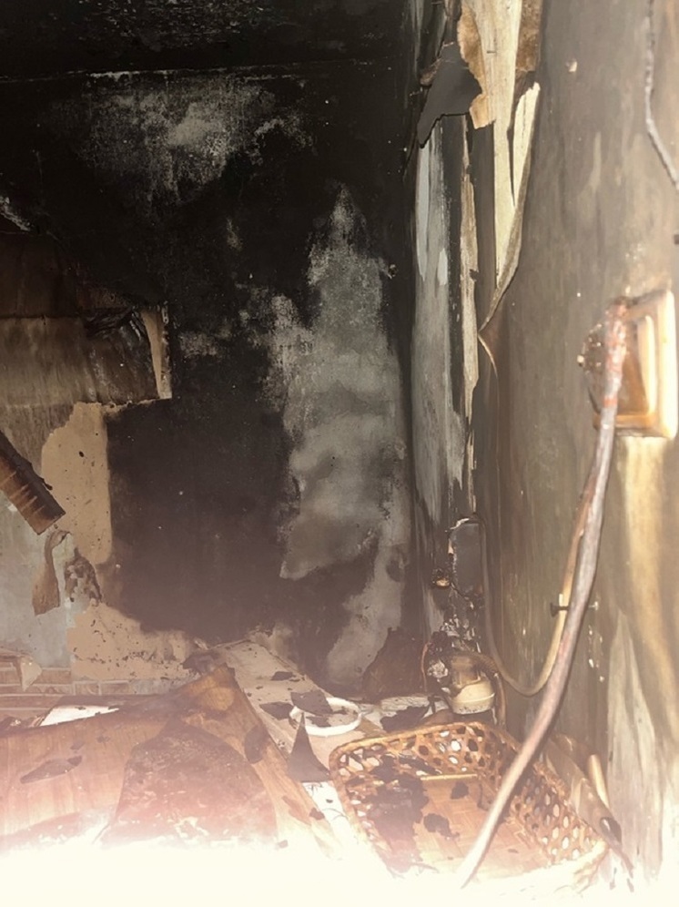 Житель горевшего общежития в Петрозаводске поделился подробностями пожара