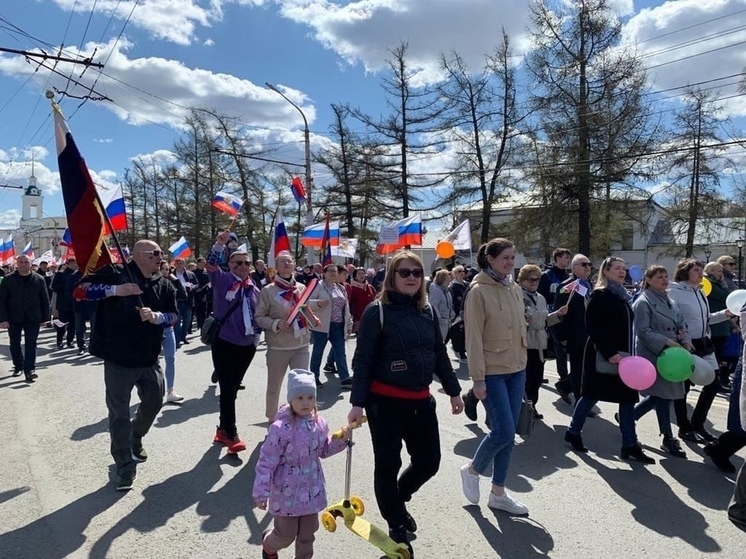 В народных гуляниях на Первомай участвовали до 7 тысяч костромичей