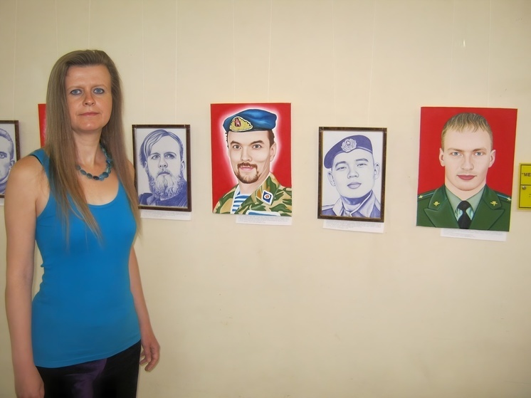 Портрет погибшего на СВО вельчанина представлен на выставке в Шахтах