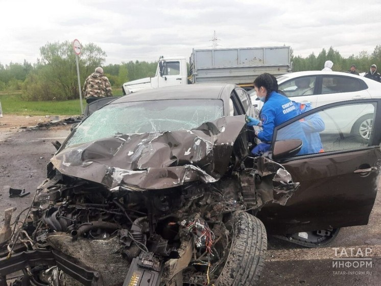 Автоледи погибла в ДТП в Татарстане
