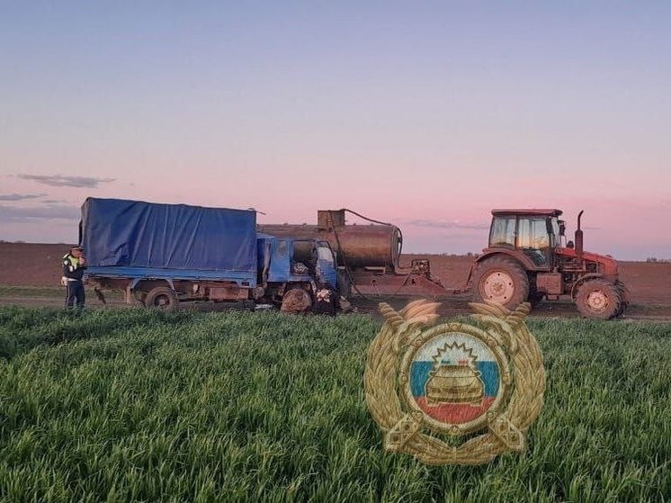 В Краснокутском районе водитель грузовика погиб при столкновении с трактором