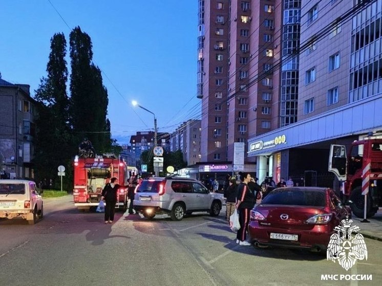  Четверых детей спасли воронежские спасатели из горящей в центре города квартиры