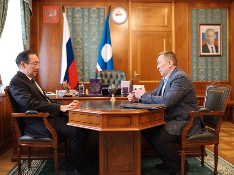 Глава Якутии встретился с Героем России