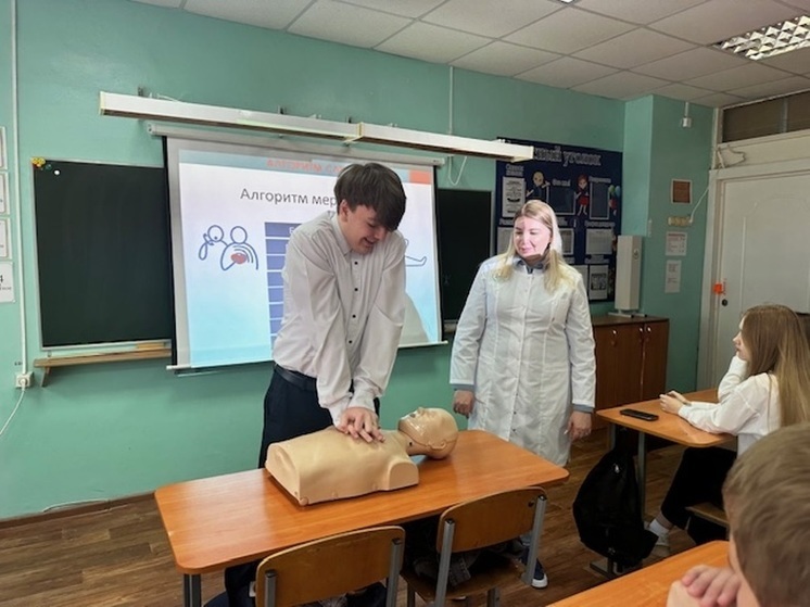 Пензенским школьникам провели последнее в этом году занятие «Первая помощь-спасенная жизнь!»