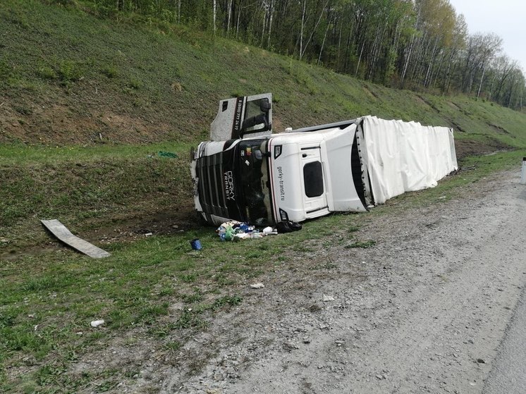 Водитель и пассажир пострадали в ДТП с фурой в Хабаровске