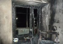 По информации регионального управления МЧС, пожар в квартире на 5-ом этаже дома начался в первом часу ночи 4 мая