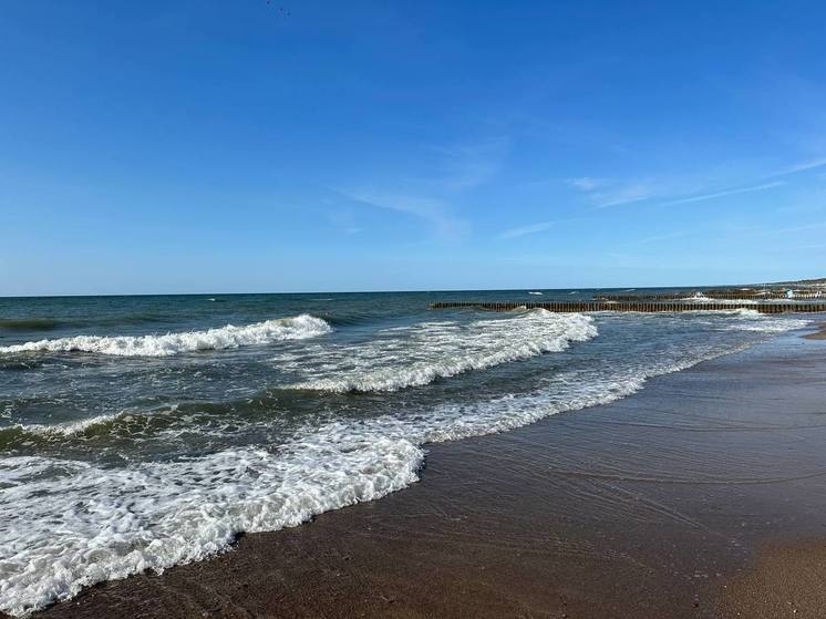 В Балтийском море вода прогрелась до 10°С