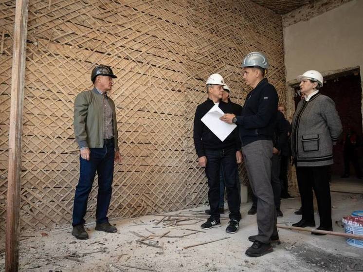 Курский губернатор проверил ремонт социальных объектов