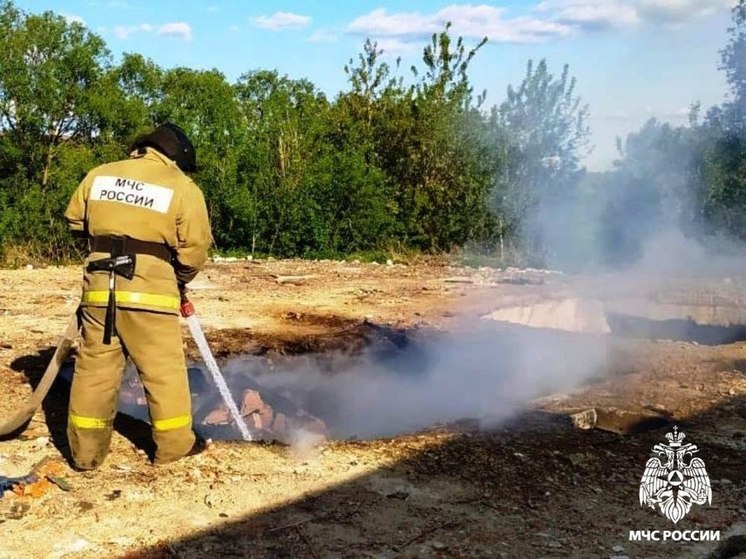 В Курской области за сутки потушили четыре пожара