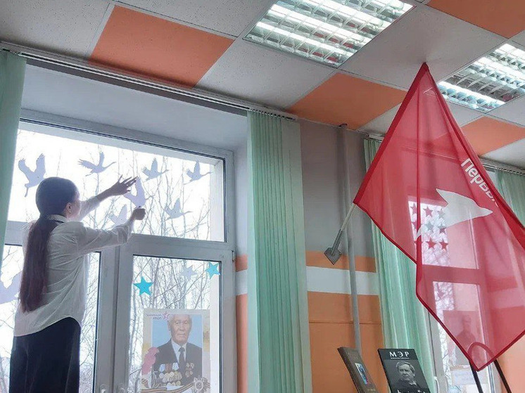 Акция «Окна Победы» началась в Мурманской области
