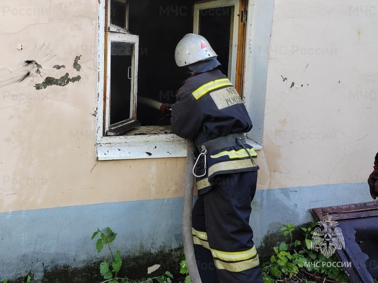 Во Владимирской области из загоревшегося дома эвакуировали 10 жильцов