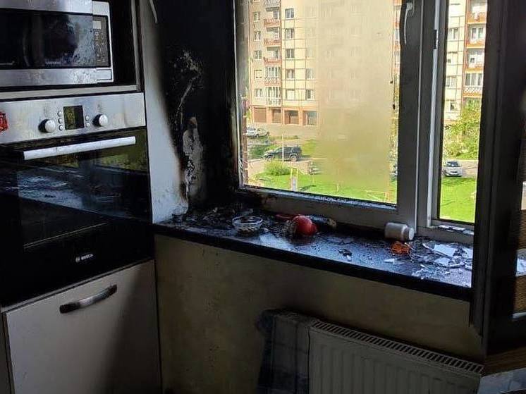  В Калининградской области произошел пожар из-за вазы