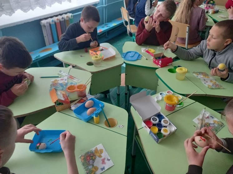 Учащиеся Рубановской школы посетили «Пасхальную мастерскую»