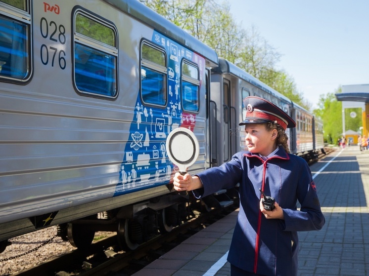 В Ярославле начала движение Детская железная дорога
