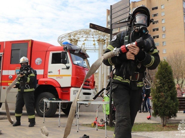 Во Мценске на Пасху из-за пожара из дома эвакуировали жильцов