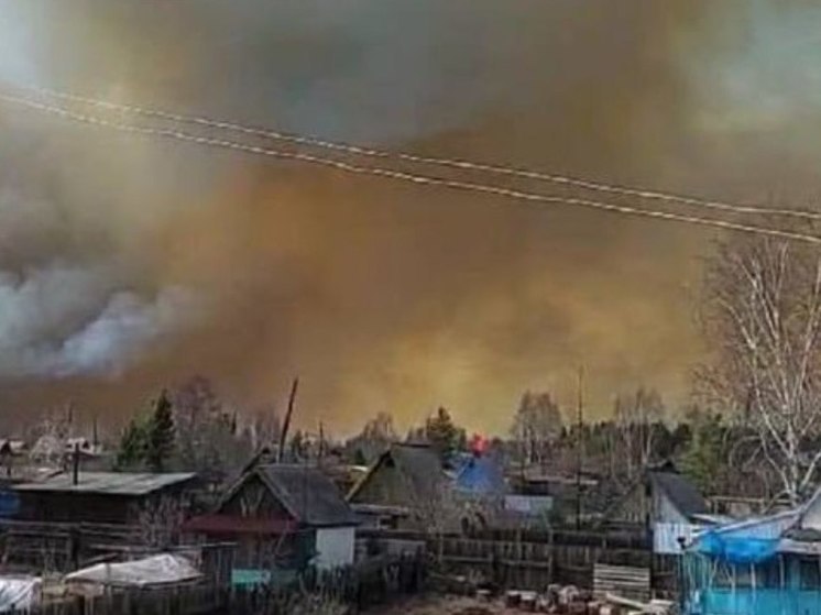 Крупный пожар охватил дачные кооперативы и жилые дома в Вихоревке: есть пострадавшие
