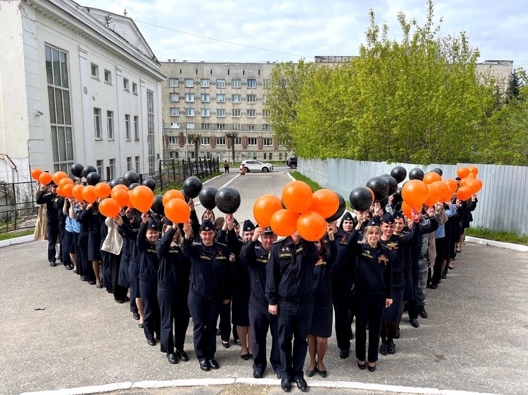 Владимирские судебные приставы организовали флешмоб ко Дню Победы