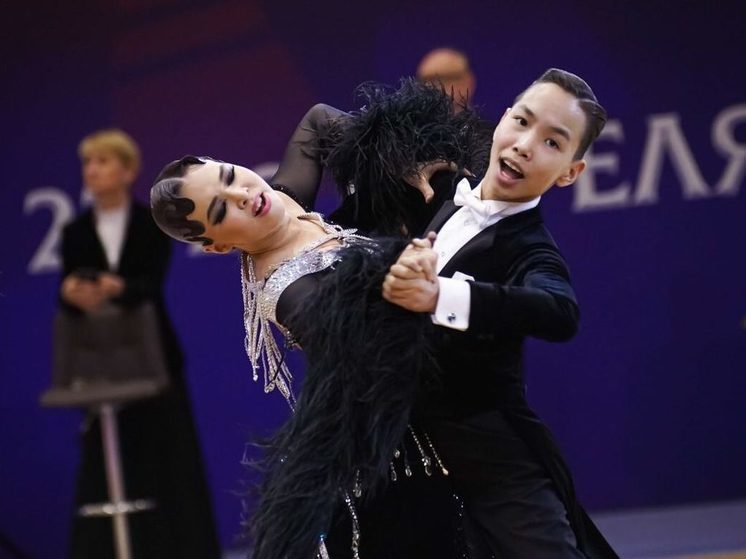 Пара из Якутии успешно выступила на соревнованиях по бальным танцам