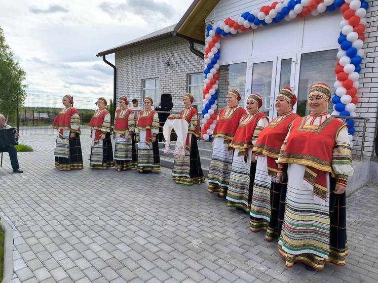 В селе Поплевино Ряжского района открыли Дом культуры на 700 человек