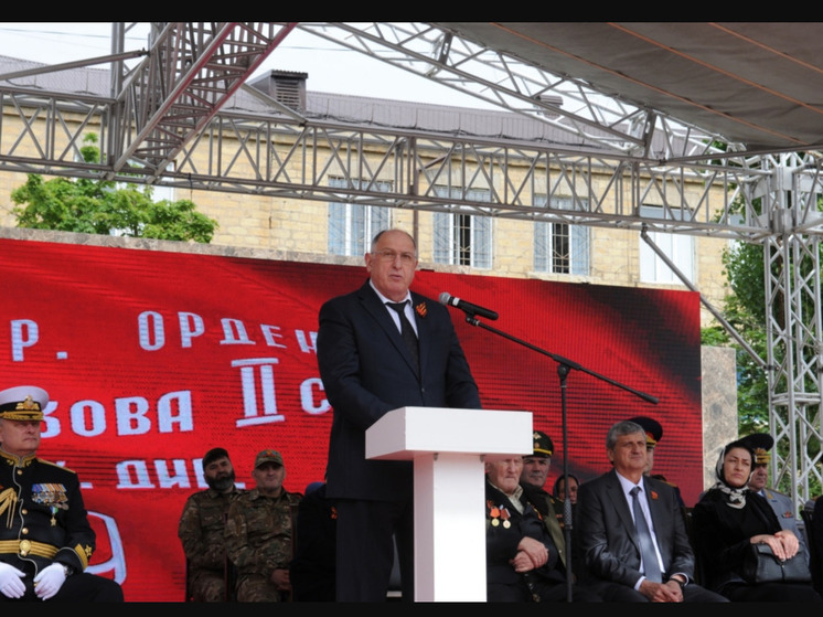 Дагестан торжественно открыл акцию «Знамя Победы» в Каспийске