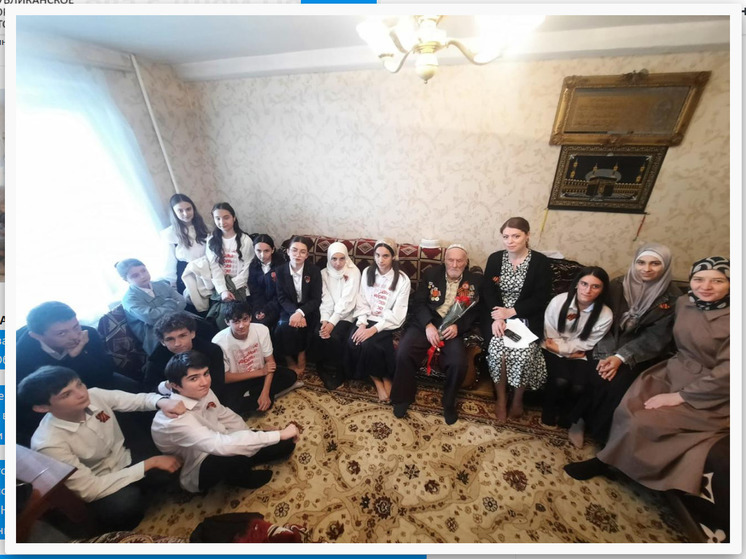 Дагестан чествует ветерана: акция «Победа в сердце каждого живет»