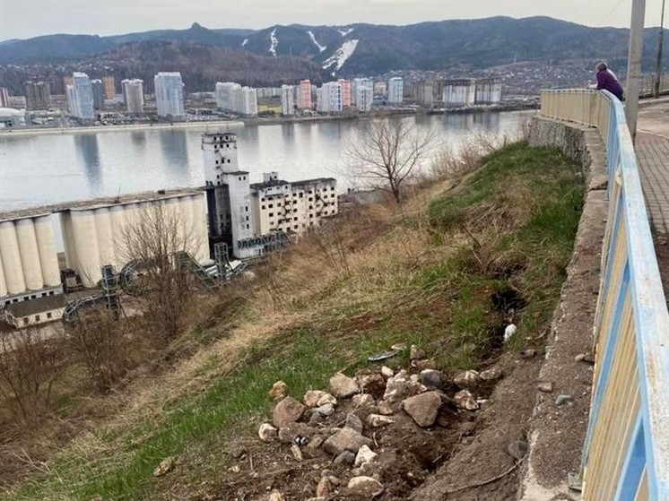 В Красноярске ищут подрядчика для укрепления склона в Студгородке