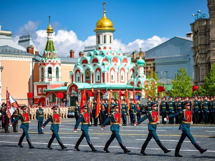 Ярославские военные приняли участие в генеральной репетиции Парада Победы на Красной площади