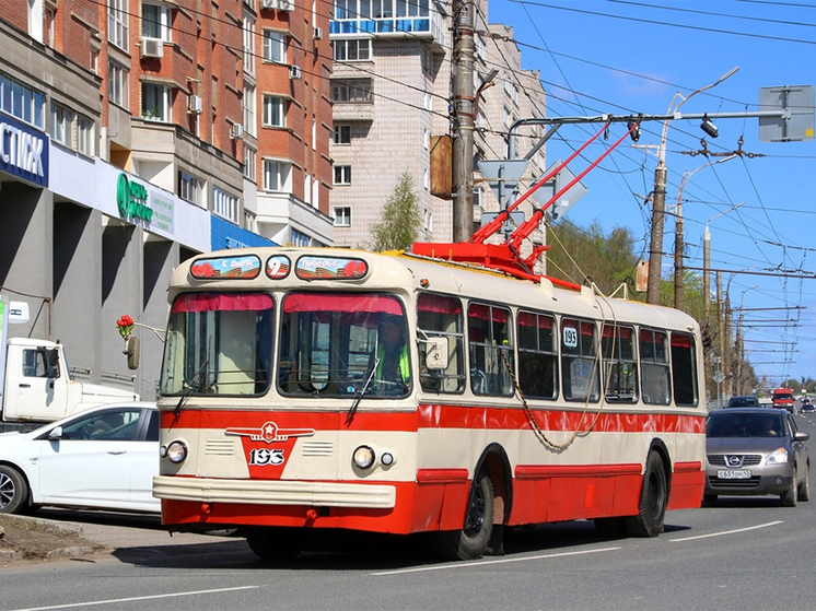 На улицы Кирова выедут ретро-троллейбусы