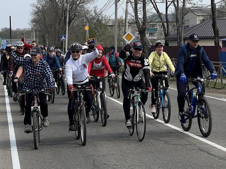 В Еврейской автономии прошел велопробег в честь Дня Победы