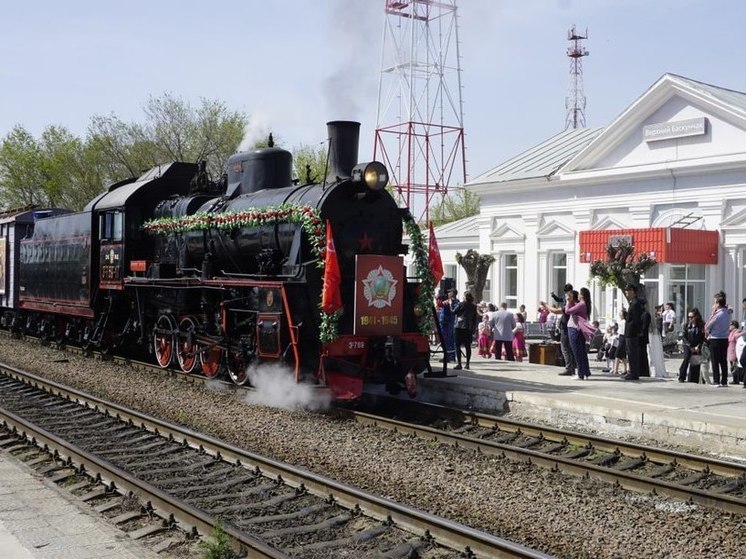 Ретропоезд «Воинский эшелон» посетит 4 железнодорожные станции в Астраханской области
