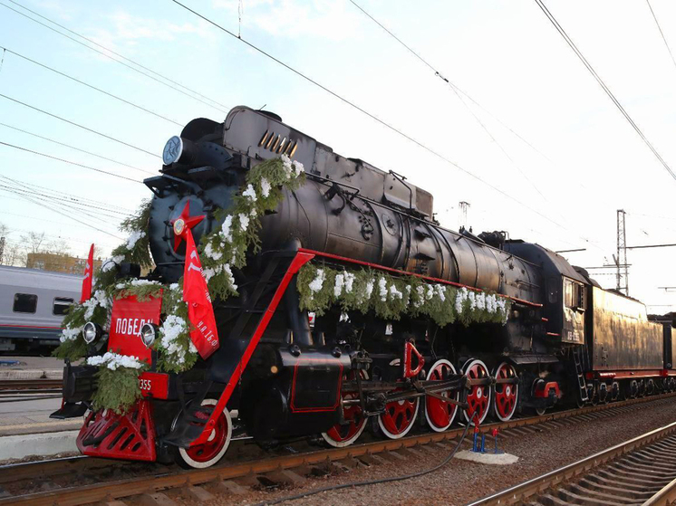 К 79-й годовщине Победы Свердловская железная дорога запускает ретропоезд на паровозной тяге «Эшелон Победы»