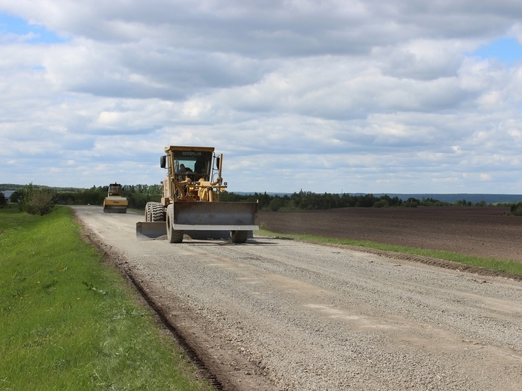 В Пензенской области приступили к ремонту дороги Верхняя Елюзань- Трескино
